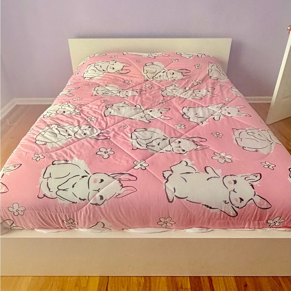 Cute Pink Bunny Bedding Set - Picture 4 of 7